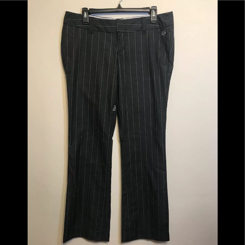 Fox Girls Gray Pinstripe Slacks Career Pants